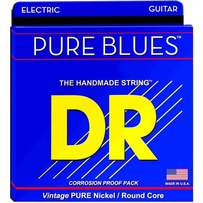 DR Strings PHR 10 Pure Blues Nickel Medium Electric Guitar Strings