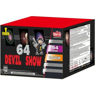 Ohňostroj Batéria výmetnic DEVIL SHOW 64 RÁN 6/1