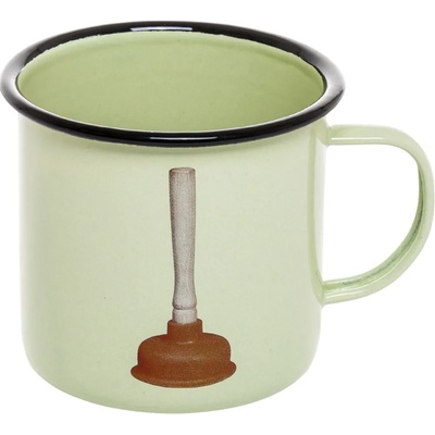 Seletti Чаша TOILETPAPER PLUNGER 10 см, зелена, емайл, Seletti (SLT16859)