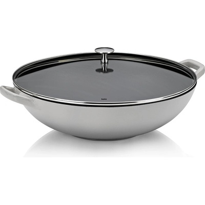 Kela Panvica Wok CALIDO BLACK liatina šedý 36 cm