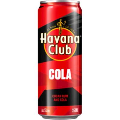 Havana Club Cuban Rum Cola 5% 250 ml (plech)