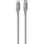 Ttec Кабел ttec - AlumiCable, USB-C/Lightning, 1.5 m, Space Grey (8694470827735)