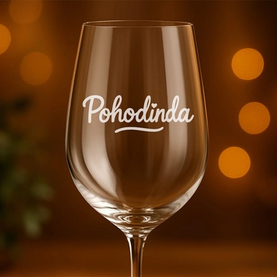 Ahome Sklenice na víno Pohodinda 450 ml – Zboží Mobilmania