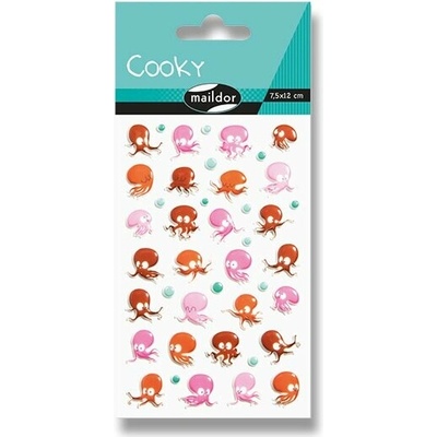 Maildor Samolepky 3D Cooky Chobotnice