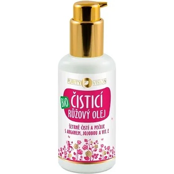 PURITY VISION Bio розово почистващо масло с арган, жожоба и витамин Е 100 мл