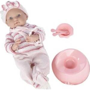 Wiky Бебе в розов гащеризон 40 см (039289)