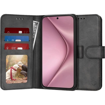 Techsuit Diary Book puzdro pre Huawei Pura 70 – čierne