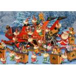 Bluebird Puzzle - Puzzle Ruyer: Ready for Christmas Delivery Season - 1 000 piese