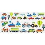 Fandy 3D foam stickers - Transport 35pcs
