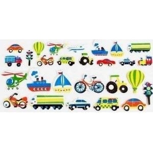 Fandy 3D foam stickers - Transport 35pcs