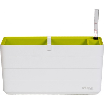 Plastia Bílý samozavlažovací truhlík 40 cm Berberis – Zboží Mobilmania