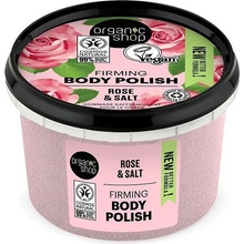 Organic Shop telový peeling Ružové perly 250 ml