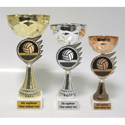 VIZINGR Volejbal poháry 522-AC023 522-AC023/31 cm zlato