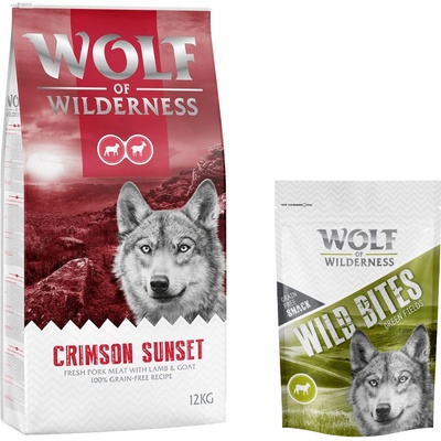 Wolf of Wilderness "Crimson Sunset" jahňacie a kozie bez obilnín 12 kg