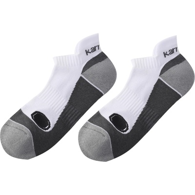 Karrimor Мъжки чорапи Karrimor 2 Pack Running Socks Mens - White/Grey Marl