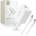 Tech-Protect NC45W White 2x Type-C (5906302372393)