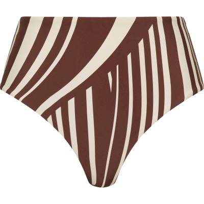 Seafolly Дамско бикини долнище Seafolly Women's Coastline High Waisted Pant Bikini bottom - Cocoa - размер 42 (EU) (150-5722-0316)