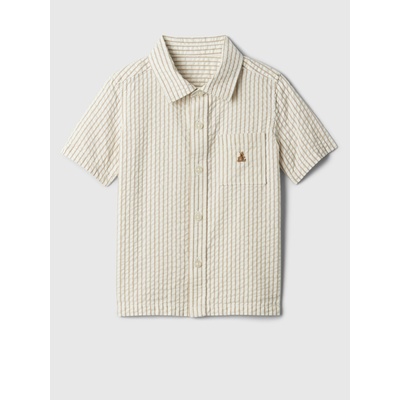 GAP Baby раирана риза Brannan Bear GAP GAP | Bezhov | Момчешки | 98