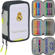 Safta trojitý s vybavením Real Madrid bílý