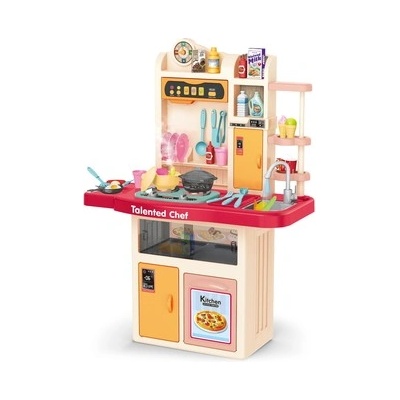 Man Yuk Toys Кухненски комплект Super Chef, праскова - 74 части