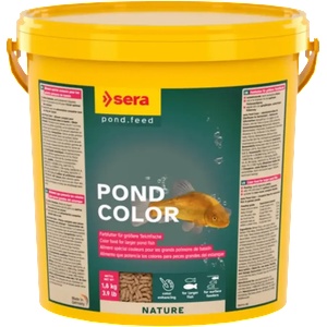 Sera Pond Color Sticks Nature пълноценна храна за езерни риби за наситени цветове, 10 л
