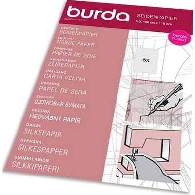 Hodvábny papier Burda, strihový papier