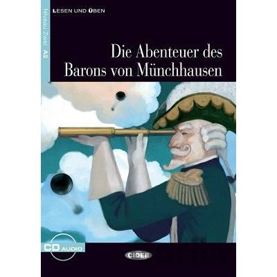 Die Abenteuer des Barons von Münchhausen zjednodušené čítanie A2 v nemčine edícia CIDEB vr. CD