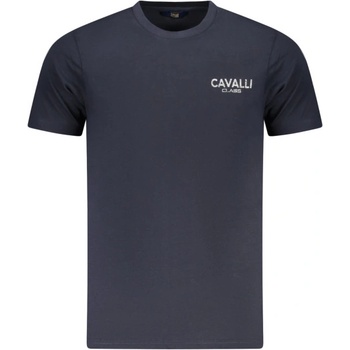 Cavalli class Тениска с къс ръкав за мъже cavalli class, Размер 2xl, Цвят Синьо (txt61jjd060_bl04502)