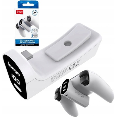 iPega P5042 Přenosná Dobíjecí Baterie pro PS5 Ovladač White – Zbozi.Blesk.cz