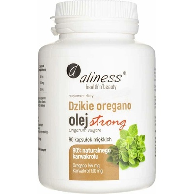 Aliness Divoký oreganový olej STRONG 100% prírodný 90 kapsúl