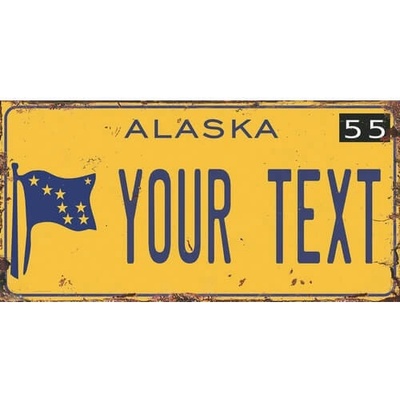 Ceduľa značka USA Alaska