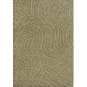 Flair Rugs Ръчно изработен вълнен килим в цвят каки 200x290 cm Mesmerise Sage - Flair Rugs (503119377386)