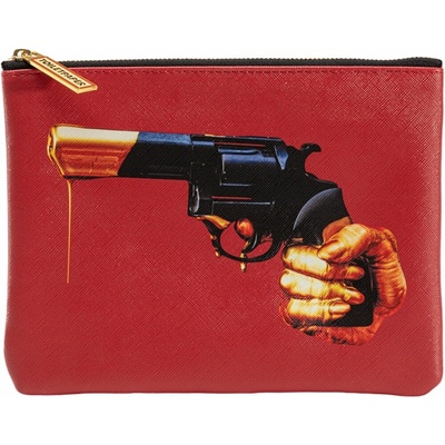 Seletti Taška TOILETPAPER REVOLVER 21 x 15,5 cm červená