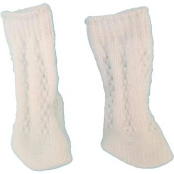 Paola Reina Бели перлени чорапи за кукли с размер 32 см