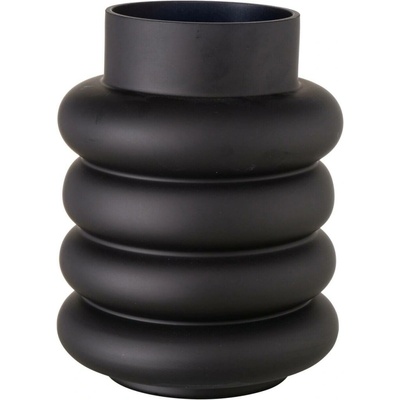 Boltze Home Skleněná váza RIBBO, černá, sklo černá – Zboží Mobilmania