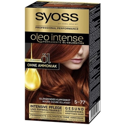 Syoss Syoss Oleo Intense Barva na vlasy zářivě měděně červená 115 ml