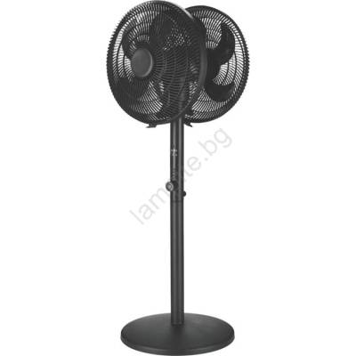 EUROLAMP Вентилатор на стойка 120W/230V 108 cm черен (EU0684)