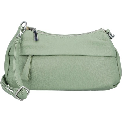 Stylová dámská koženková crossbody kabelka Foppa zelená