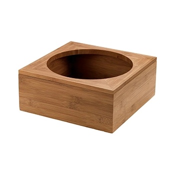 Horecano Бамбукова поставка за кана 20х20х8cm-Д16cm (S0087) (0143126)