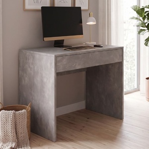 TopMebel Mida TopMebel меламиново бюро в бетонно сив цвят 72x60x73, 8cm