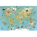 Vilac Nástěnná magnetická mapa světa 78 dílků anglické texty