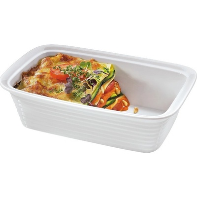 Küchenprofi Burgund Forma na lasagne 33x25x7 cm bílá