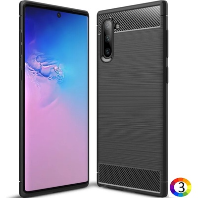 Samsung Galaxy Note 10/ Note10 Удароустойчив Carbon Fiber Калъф и Протектор