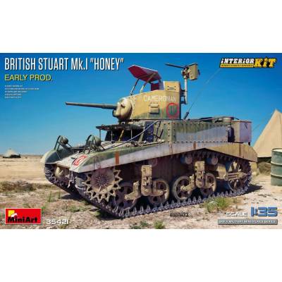 Miniart BRITISH STUART MK.IHONEY" EARLY PROD. INTERIOR KIT 1:35