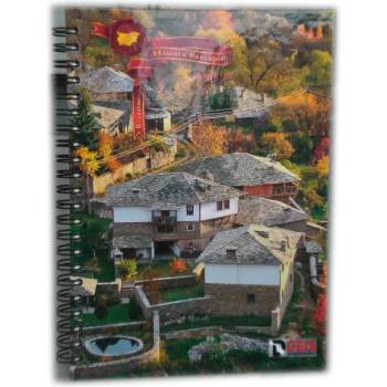 Image 1 of Тетрадка твърди корици, спирала, три теми, Дейс Deis - 120