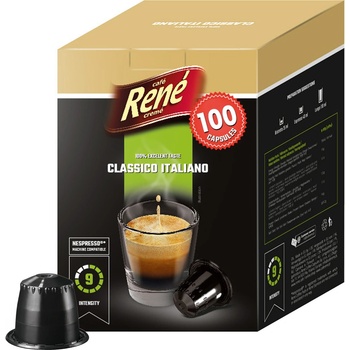 Café René Espresso Classico Italiano - Café René - 100 капсули за Nespresso®