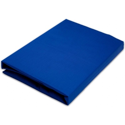 Brotex Napínacie satén prestieradlo tmavo modré 90x200