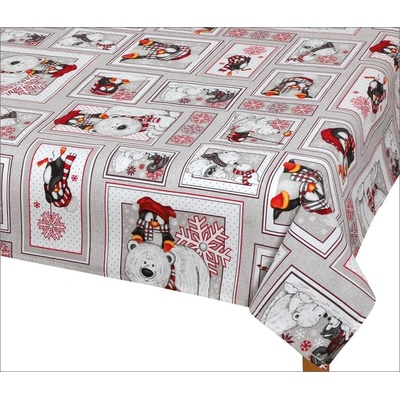 Bellatex ubrus Vánoce zimní patchwork 85x85cm