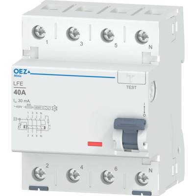 OEZ LFE-40-4-030A 4Pól/40A/30mA/A/6kA 46400