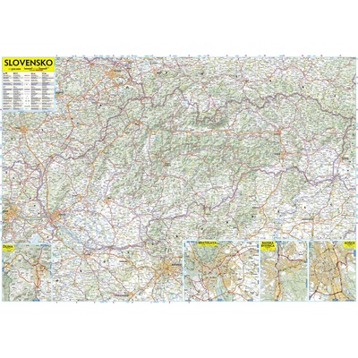 Shocart Slovensko automapa 1: 500 000 lamino+ lišta